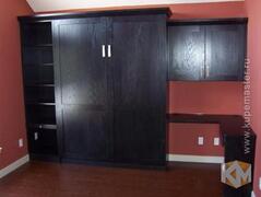 Шкаф-кровать «Черный угол» с угловым комплексом, фотография 1