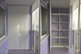 Распашной шкаф «Керри» цвета белый глянец, фотография 1