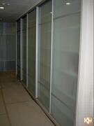 Встроенный шкаф-купе «Прозрачный» со стеклом, фотография 1