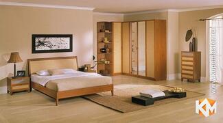 Спальня «Бамбук» с угловым шкафом, фотография 1