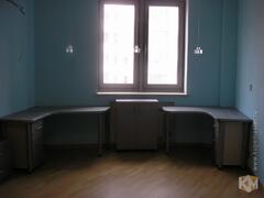 Стол «Радиус» цвета ясень с выдвижными ящиками, фотография 1