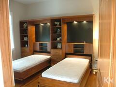 Шкаф-кровать «Дубль» с двумя кроватями, фотография 2
