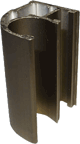 Алюминиевая система дверей-купе цвет Бронза
