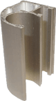 Алюминиевая система дверей-купе цвет Матовый хром