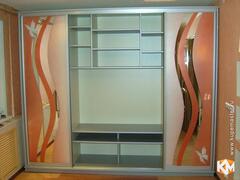Встроенный шкаф-купе «Огненные бабочки», фотография 1