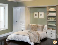 Шкаф откидная кровать «Офелия» в белом цвете, фотография 1
