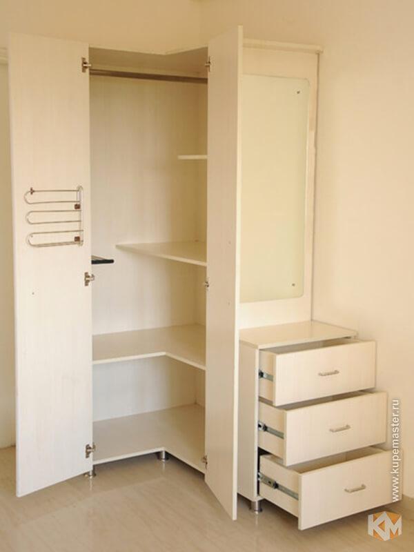 Компактный шкаф для одежды для маленькой комнаты